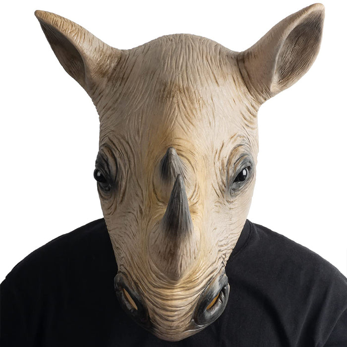 CreepyParty Rhino Full Head Mask