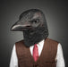 CreepyParty Halloween Black Crow Bird Mask