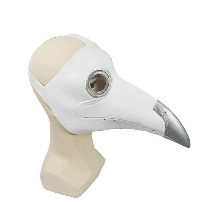 White Bird Beak Steampunk Mask