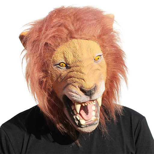 CreepyParty Lion Mask for Halloween Carnival