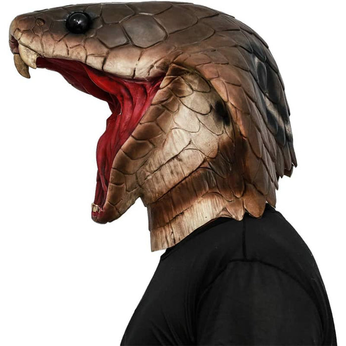 CreepyParty Cobra Halloween Snake Mask