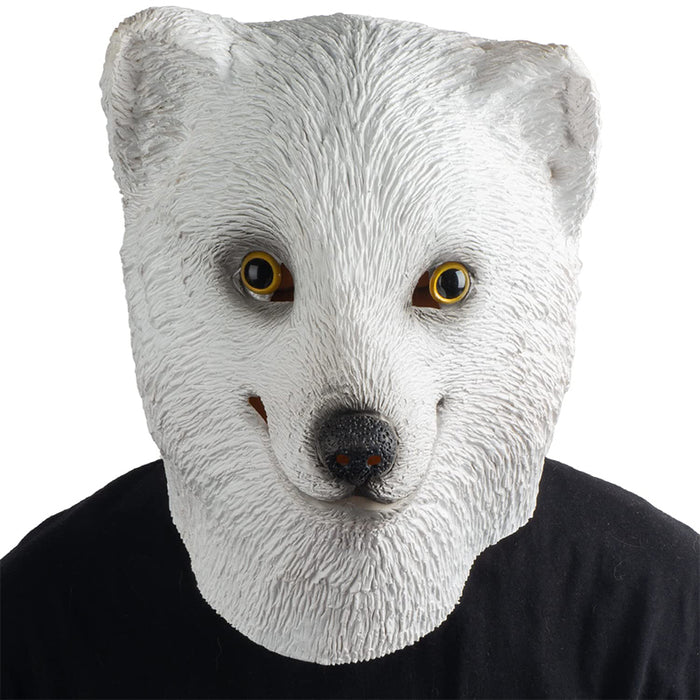 CreepyParty Arctic Fox Head Mask