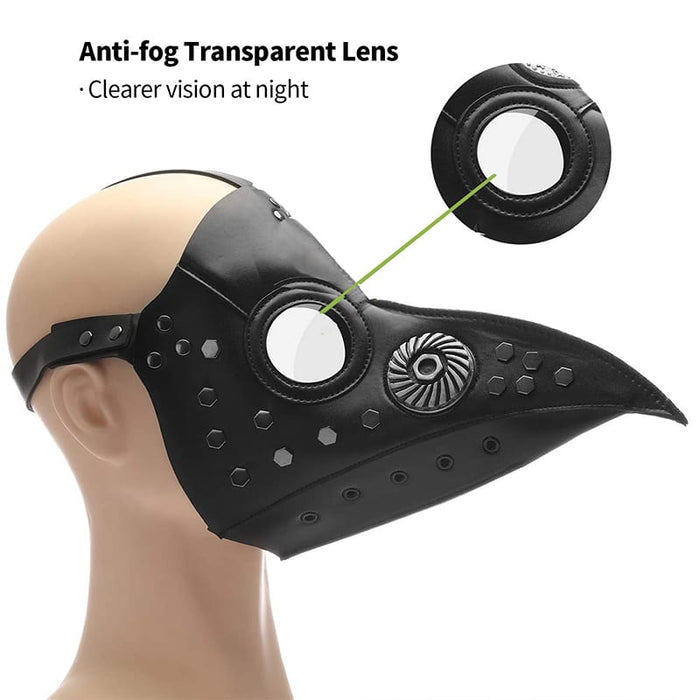 anti-fog transparent lens