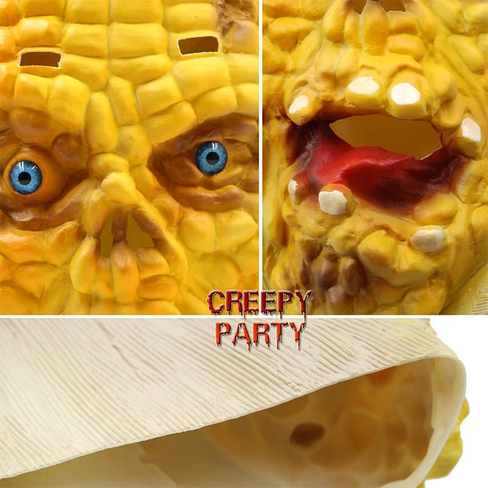 CreepyParty Vegetables Corn Head Mask for Halloween