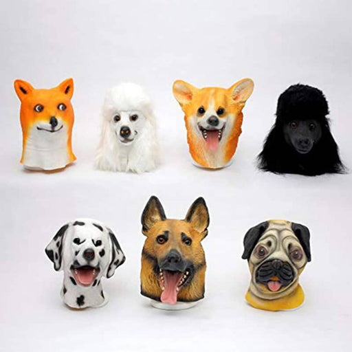 CreepyParty Halloween Party Dog Head Mask