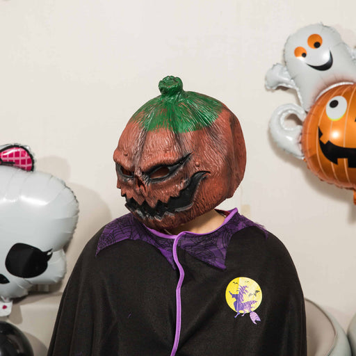 CreepyParty Halloween Costume Pumpkin Mask