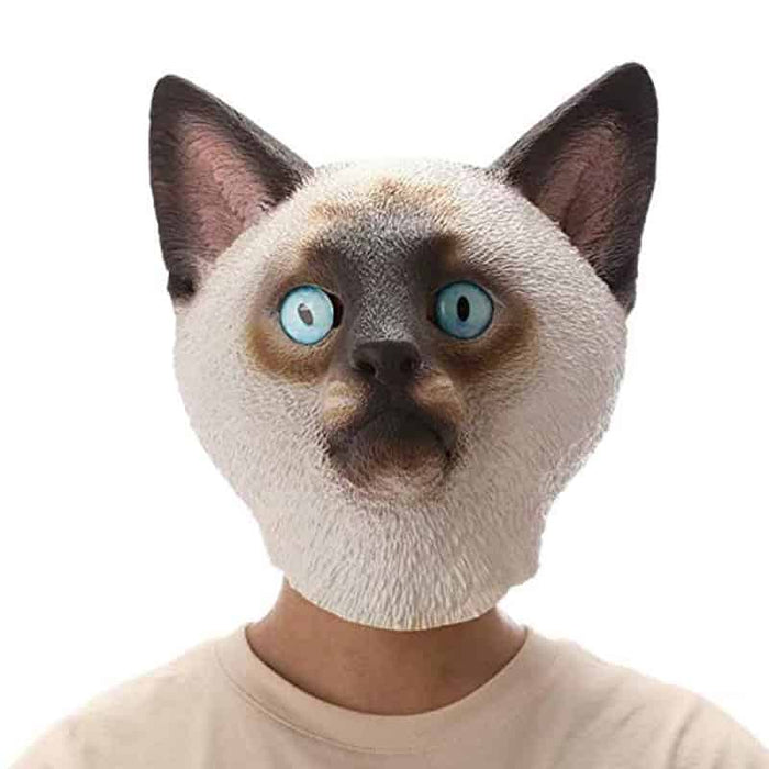 CreepyParty Siamese Cat Mask for Halloween — Creepyparty