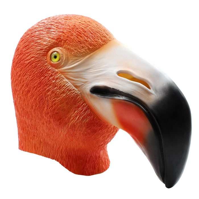 CreepyParty Latex Bird Flamingo Mask
