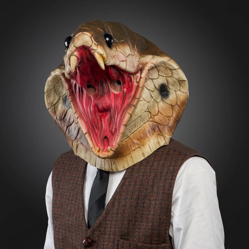 samtale Retouch Postbud CreepyParty Cobra Halloween Snake Mask — Creepyparty