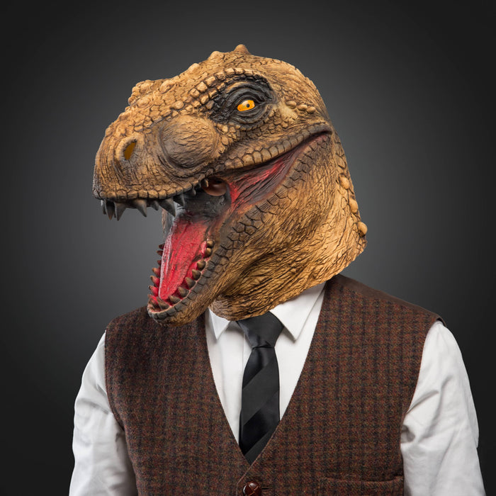 CreepyParty Halloween Costume Jurassic Dinosaur Mask