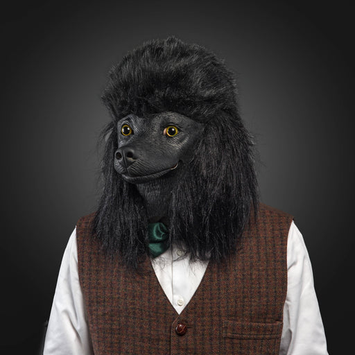 CreepyParty Halloween Black Poodle Masks