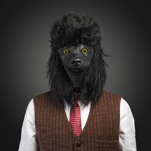 CreepyParty Halloween Black Poodle Masks